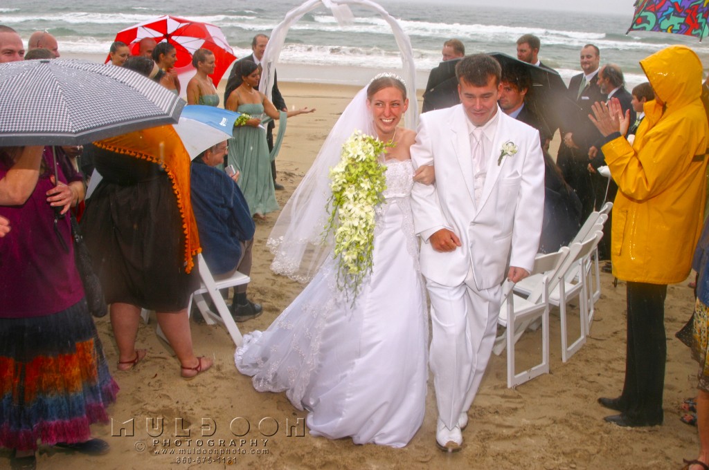 rainy wedding day memorable Rainy wedding on Block Island